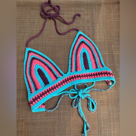 Tops - Multistripe Halter top